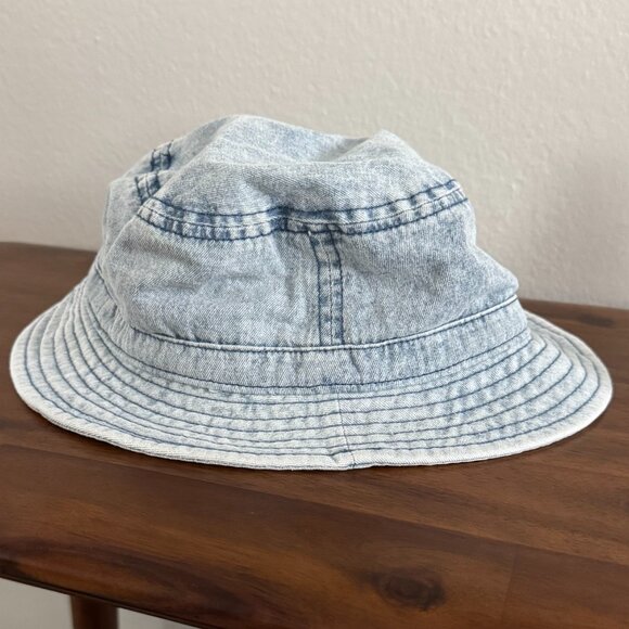 adidas Originals - Washed Bucket Hat in Denim - Picture 4 of 8